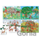 Puzzle Ročné obdobia 24ks