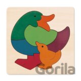 Vkladacie puzzle Dúhová Kačička
