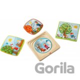Drevené puzzle Ročné obdobia