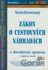 Novelizovaný Zákon o cestovných náhradách 39/2008