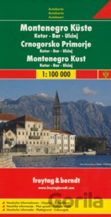 Pobrežie Čiernej hory 1:100 000