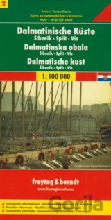 Dalmatinische Küste 1:100 000