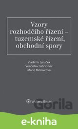 Vzory rozhodčího řízení - tuzemské řízení, obchodní spory
