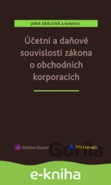 Účetní a daňové souvislosti zákona o obchodních korporacích