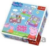 Puzzle Prasátko Pepina Zábava ve škole