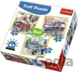 Puzzle Policie, záchranáři a hasiči