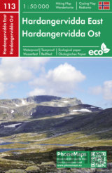 Hardangervidda East 1:50 000