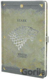 Poznánkový A5 blok Game of Thrones: Stark Worn