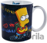 Porcelánový hrnek The Simpsons/Simpsnovi: Bart (objem 320 ml) bílý porcelán [0109507] CurePink