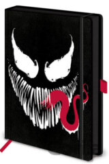 Poznámkový blok A5 Marvel: Venom Face