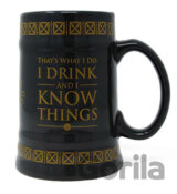 Keramický korbel Game of Thrones: Drink & Know Things