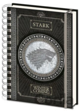 Poznánkový A5 blok Game of Thrones: Stark Logo