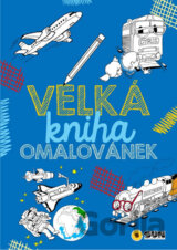 Velká kniha omalovánek - modrá