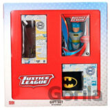 Darčekový set DC Comics/Batman: Sklenený pohár 350 ml, hrnček 300 ml, antistresová figúrka