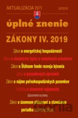 Aktualizácia 2019 IV/1 – Úplné znenie zákonov po novele