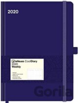 Geometric Blue Cool Diary 2020