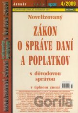 Novelizovaný Zákon o správe daní a poplatkov 4/2009