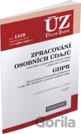 ÚZ č. 1319 - Zpracování osobních údajů, GDPR