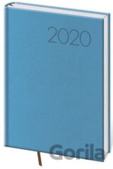 Diář 2020 denní A5 Print světle modrá