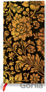 Paperblanks - Midnight Gold - SLIM - linajkový