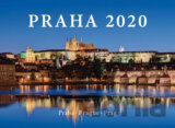 Kalendář nástěnný 2020 - Praha / Prague / Prag, 33,5 x 29 cm