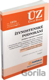 ÚZ č. 1274 - Živnostenské podnikání, volný pohyb služeb, podpora podnikání
