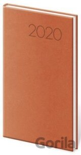 Diář 2020 týdenní kapesní Print oranžová
