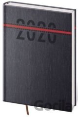 Diář 2020 denní A5 Stripes červená