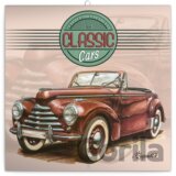Poznámkový kalendář / kalendár Classic Cars 2020