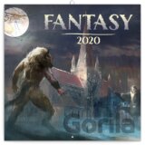 Poznámkový kalendář / kalendár Fantasy 2020