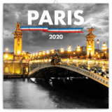 Poznámkový kalendář / kalendár Paris 2020