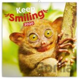 Poznámkový kalendář / kalendár Keep smiling 2020