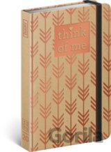 Diář Think of me - Craft Šípky 2020