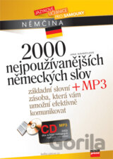 2000 nejpoužívanějších německých slov + CD MP3