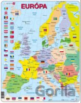 Puzzle MAXI - Mapa Evropy (na šířku)/70dílků