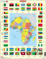 Afrika (politická + vlajky) KL3