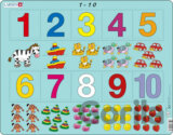 Puzzle MAXI - Počítání pro nejmenší s čísly/10 dílků