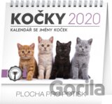 Stolní kalendář Kočky 2020