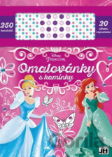 Disney Princezna: Omalovánky s kamínky