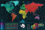 Cestovateľská stieracia mapa svet