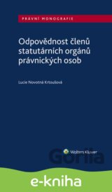 Odpovědnost členů statutárních orgánů právnických osob