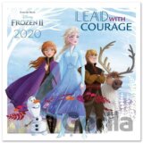 Oficiální kalendář Disney 2020 s plakátem: Frozen 2/Ledové království 2
