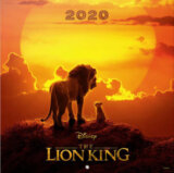 Oficální kalendář Disney 2020 s plakátem: Lion King/Lví král (30 x 30/60 cm) [CP20068] CurePink