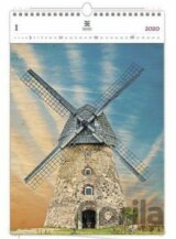 Luxusní dřevěný kalendář 2020: Windmill