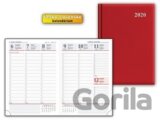 Diář 2020 - Týdenní PVC Red