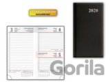 Diář 2020 - Denní PVC Black