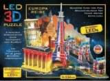 LED 3D Puzzle Cesta po Evropě