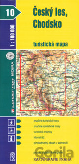 Český les, Chodsko  turistická mapa 1:100 000