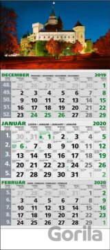 Štandard EKO 3-mesačný nástenný kalendár 2020 s motívom Bojnického zámku