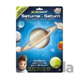 Saturn nálepka svietiaca v tme